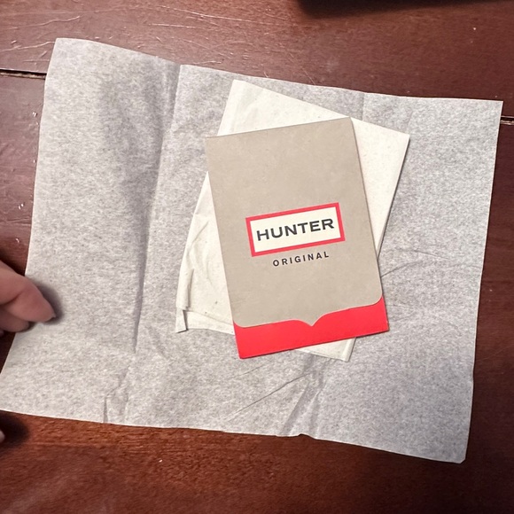 Hunter Tall Matte Black Rain Boots, size 8, with box - Picture 8 of 11